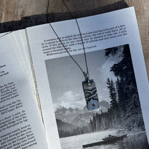 Mountain Tag Necklace - Peak